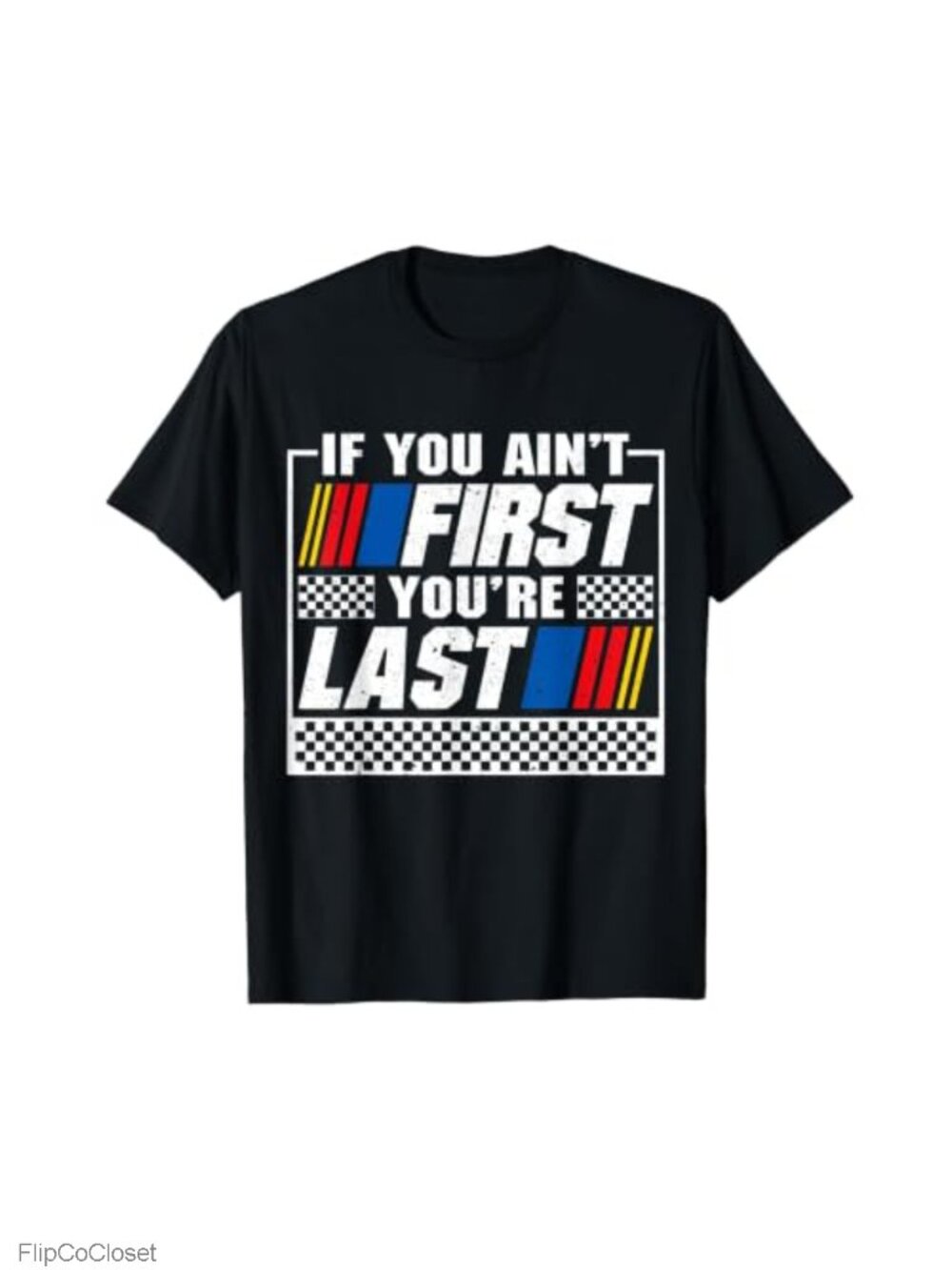 Funny Motor Racer Racing Graphic Tee Short Sleeve Crew Neck